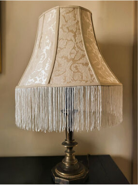 Vintage Hollywood Regency Fringe Table Lamp